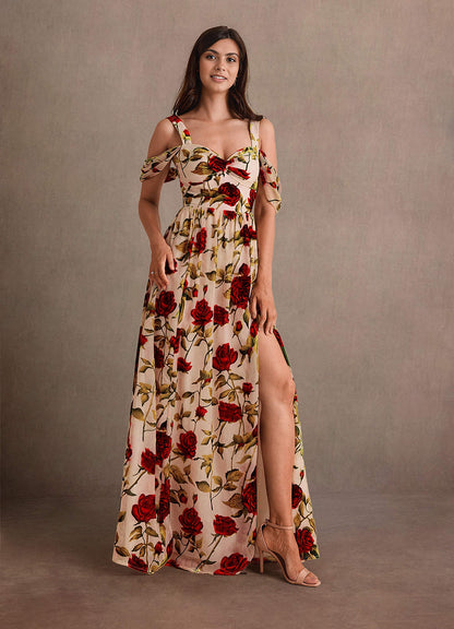 Tracy Tracy Pink Multi Maxi Dress  Dress