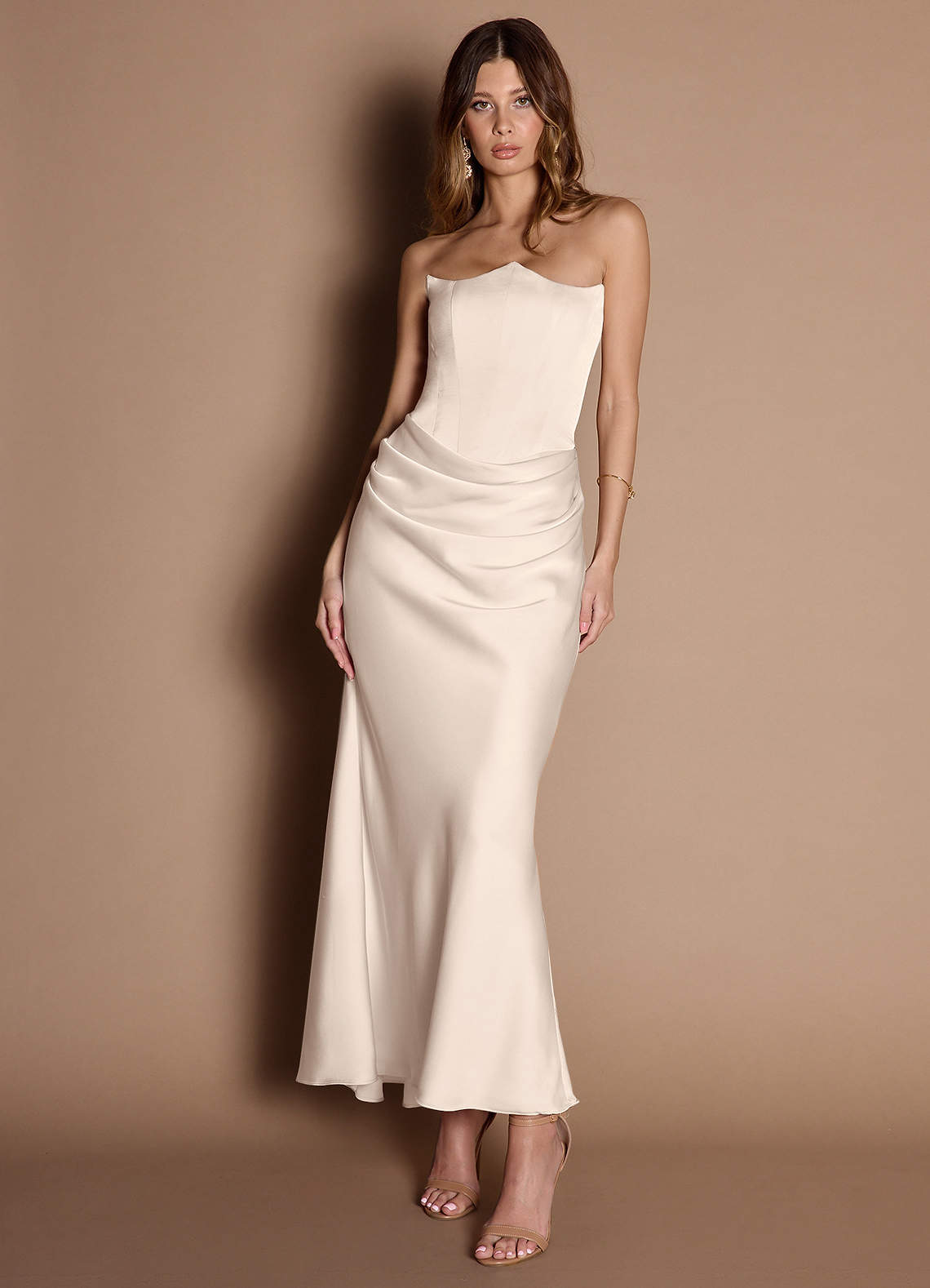 Debby Cream Maxi Dress  Dress