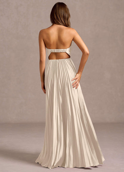 Kaia Cream Maxi Dress  Dress