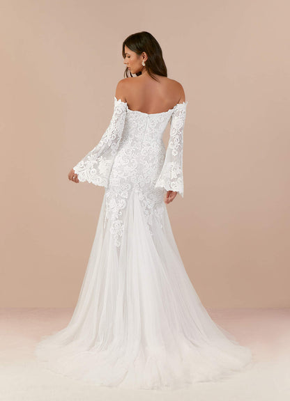 Diamond White Mermaid Sweetheart Sequins Tulle Dress
