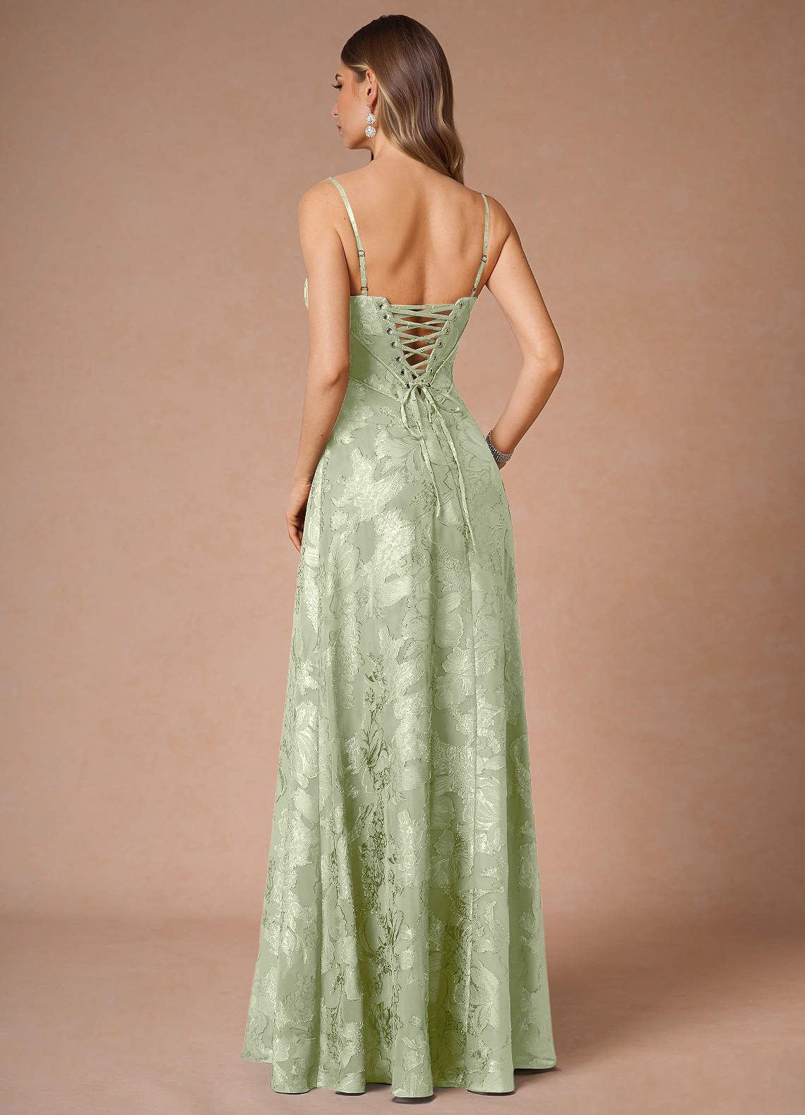 Thalyn Light Green Long Prom Dress