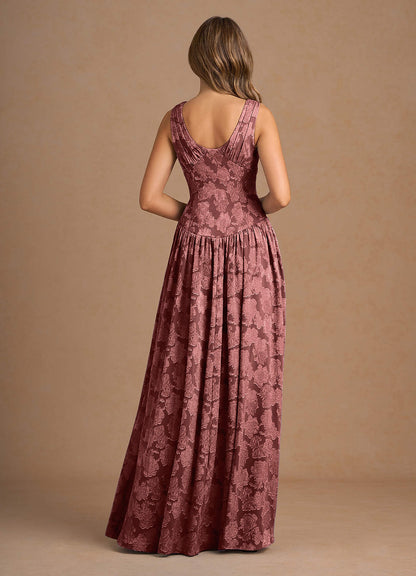 Lunara Vintage Rose Maxi Dress  Dress