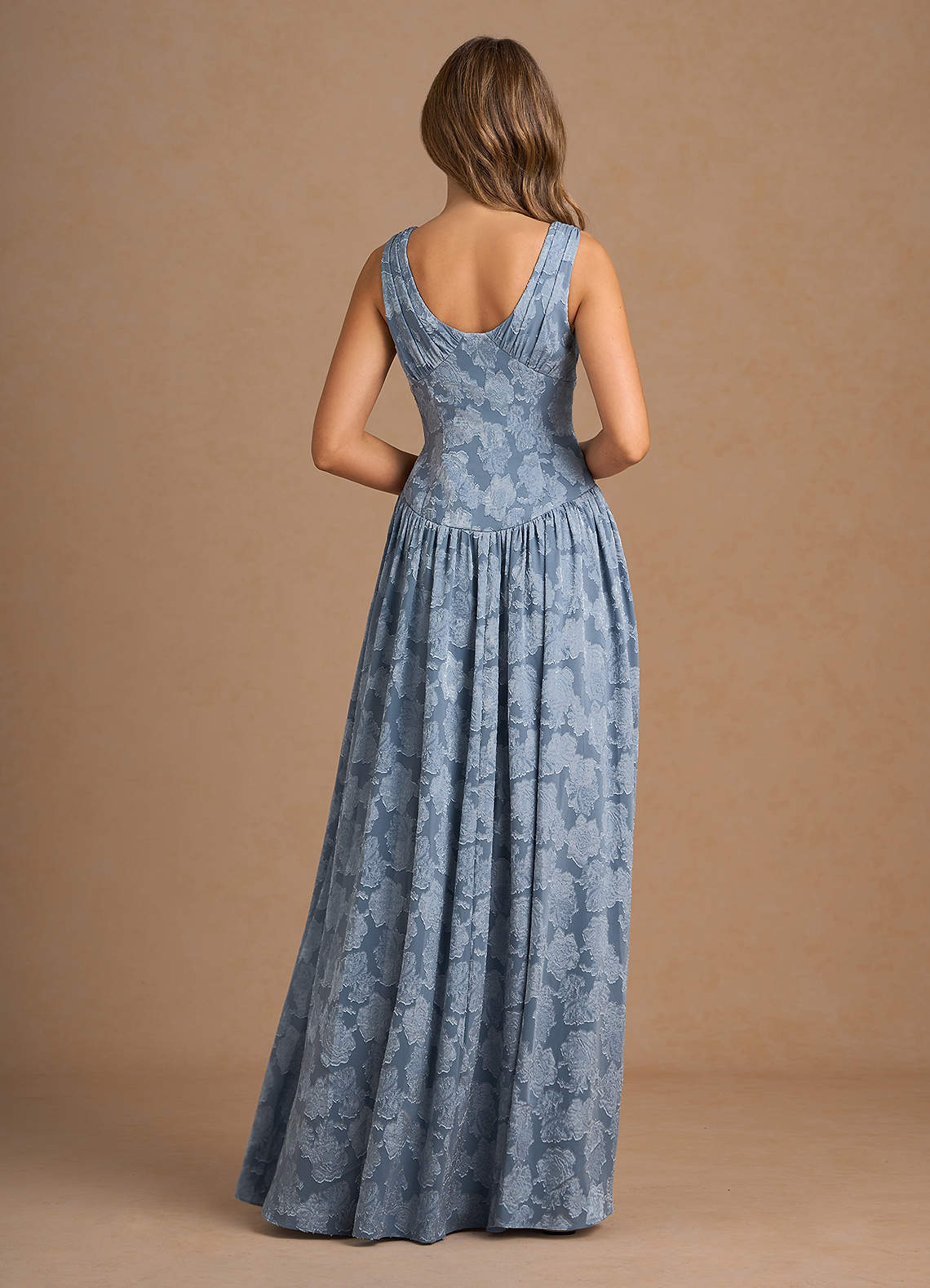 Lunara Dusty Blue Maxi Dress  Dress