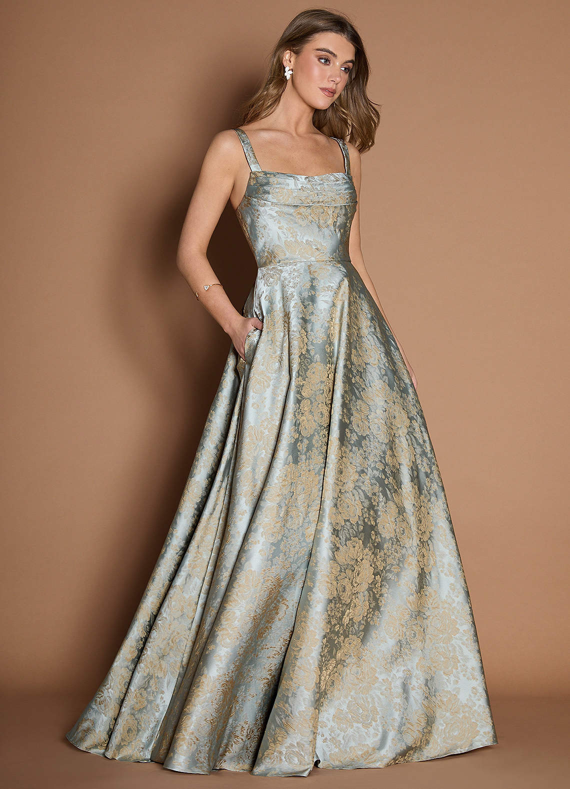 Lilla Vintage Blue Maxi Dress