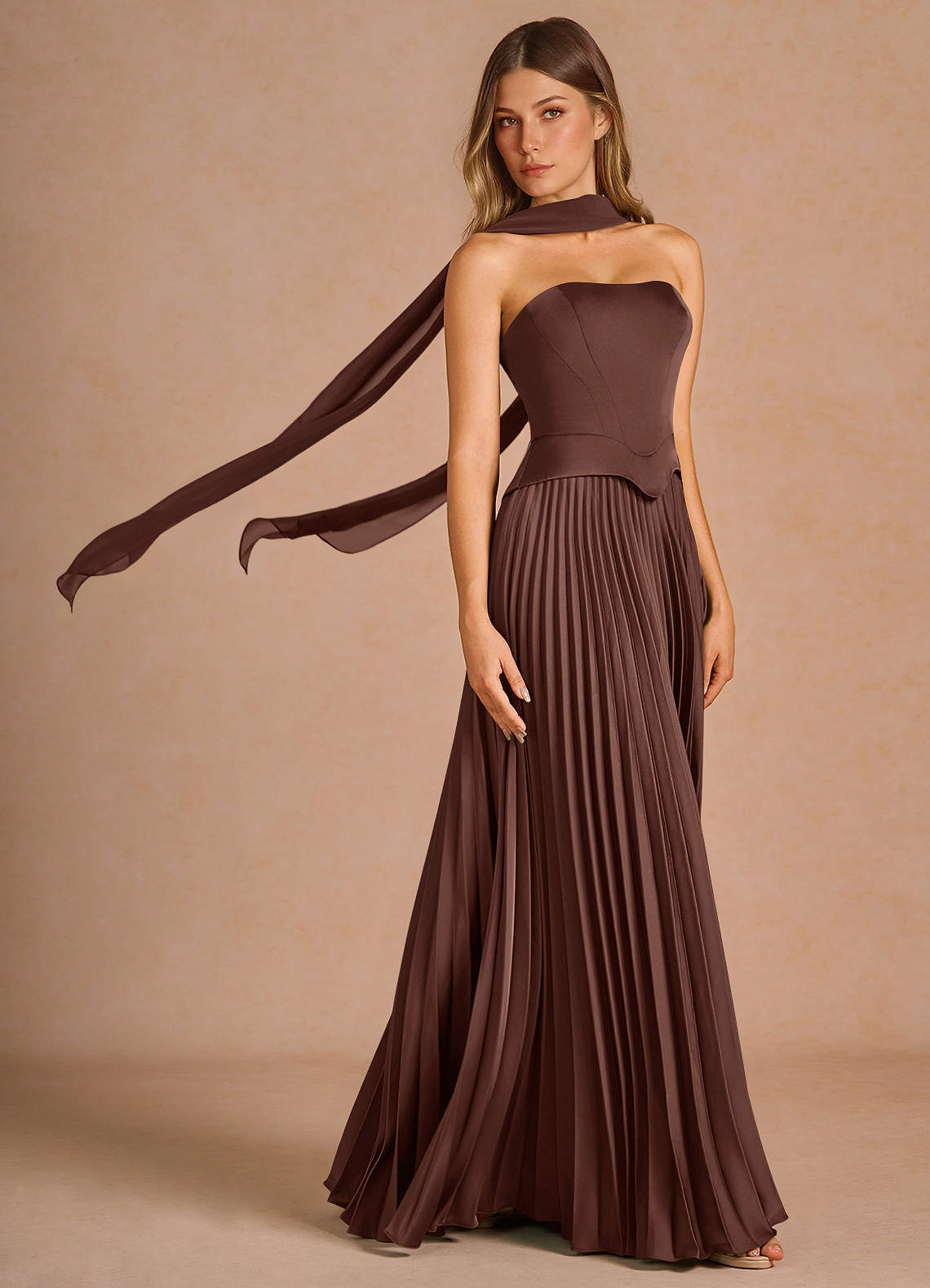 Rylan Mocha Coco Maxi Dress  Dress