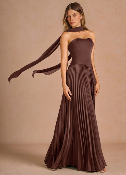 Rylan Mocha Coco Maxi Dress  Dress
