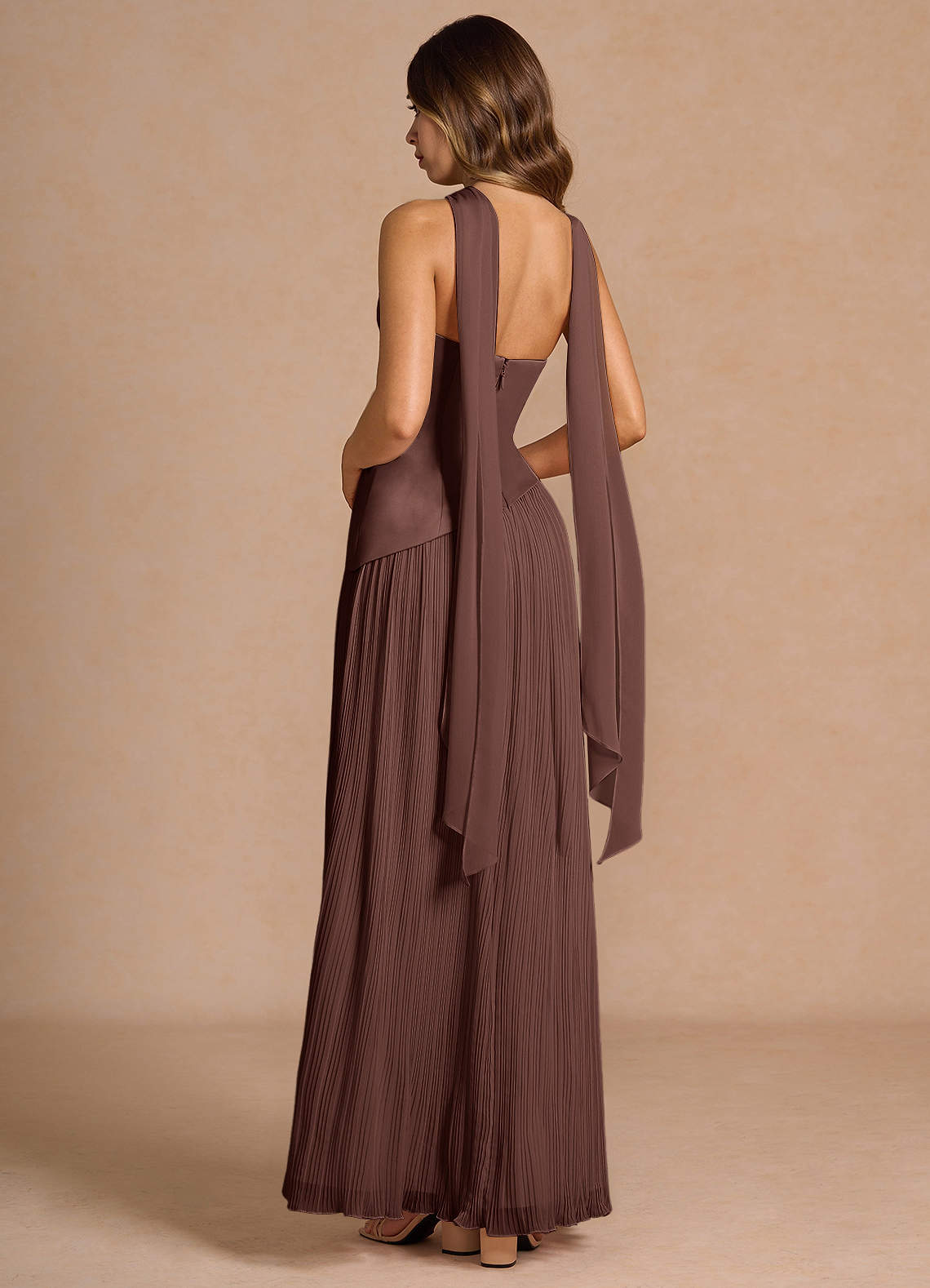 Alaina Mocha Coco Maxi Dress  Dress