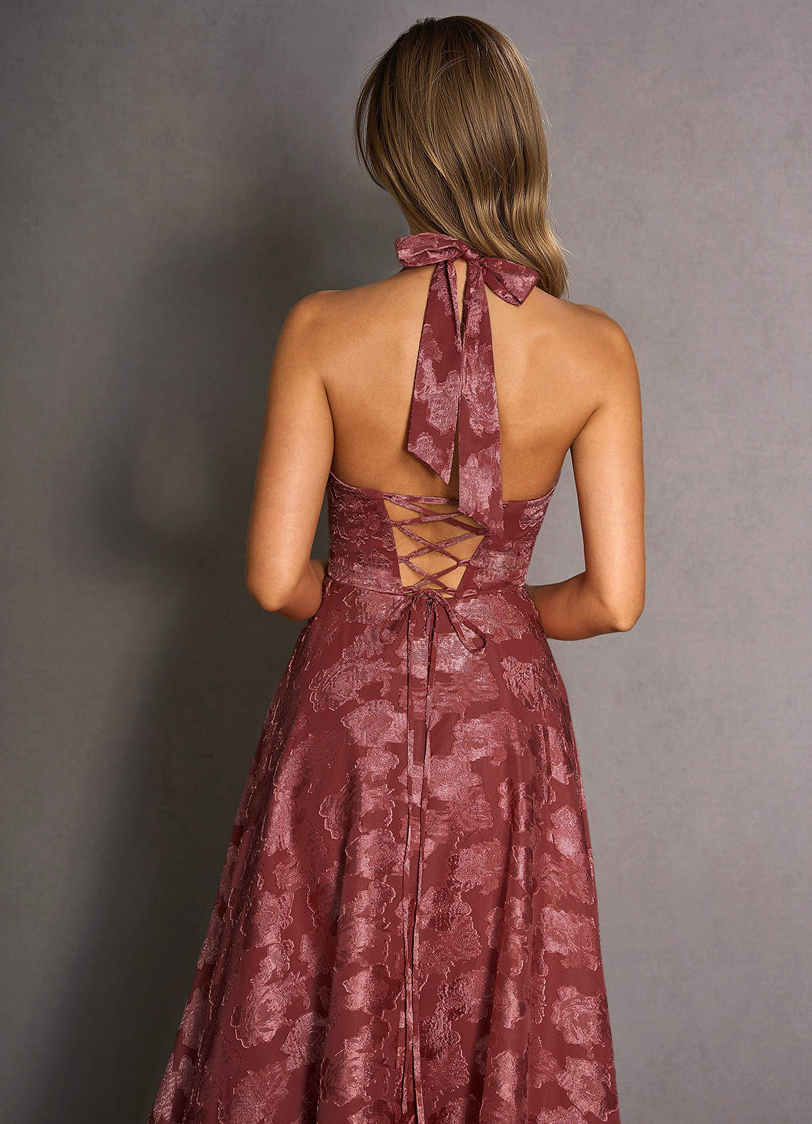 Isabeau Vintage Rose Midi Dress  Dress