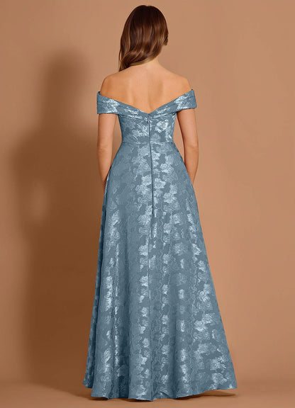 Miranda Dusty Blue Maxi Dress