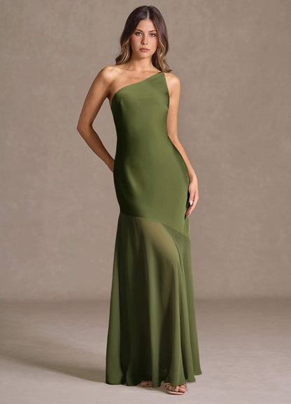 Fatima Olive Maxi Dress  Dress