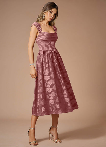 Dana Vintage Rose Midi Dress
