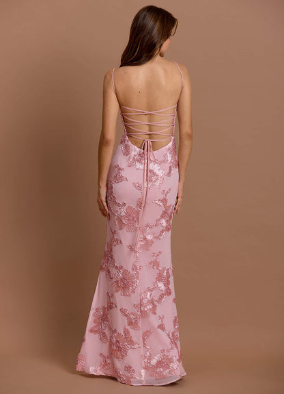 Anika Pink Maxi Dress  Dress