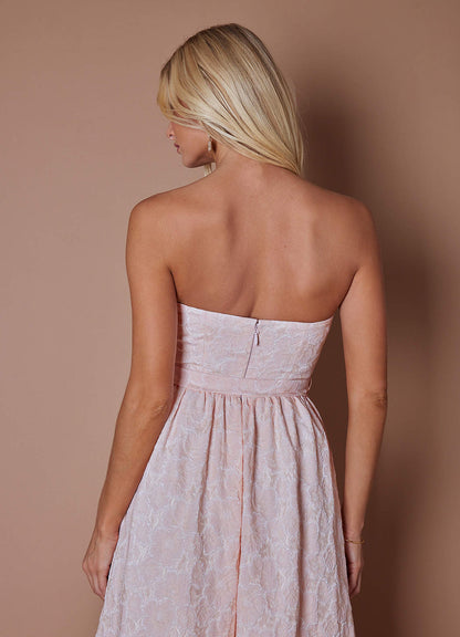 Vesna Pale Pink Maxi Dress