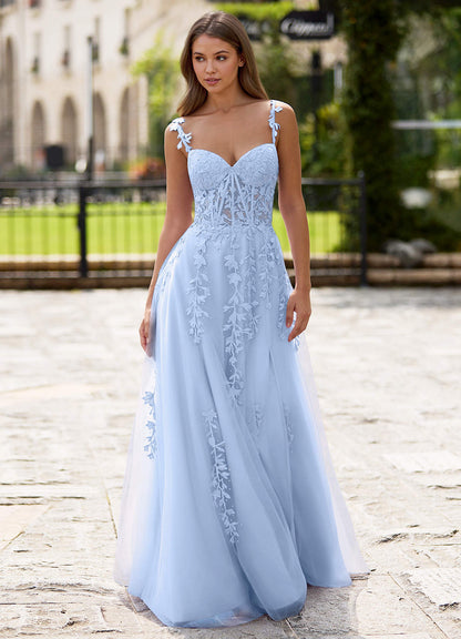 Dreamscape Sky Blue A-Line Prom Dress  Dress
