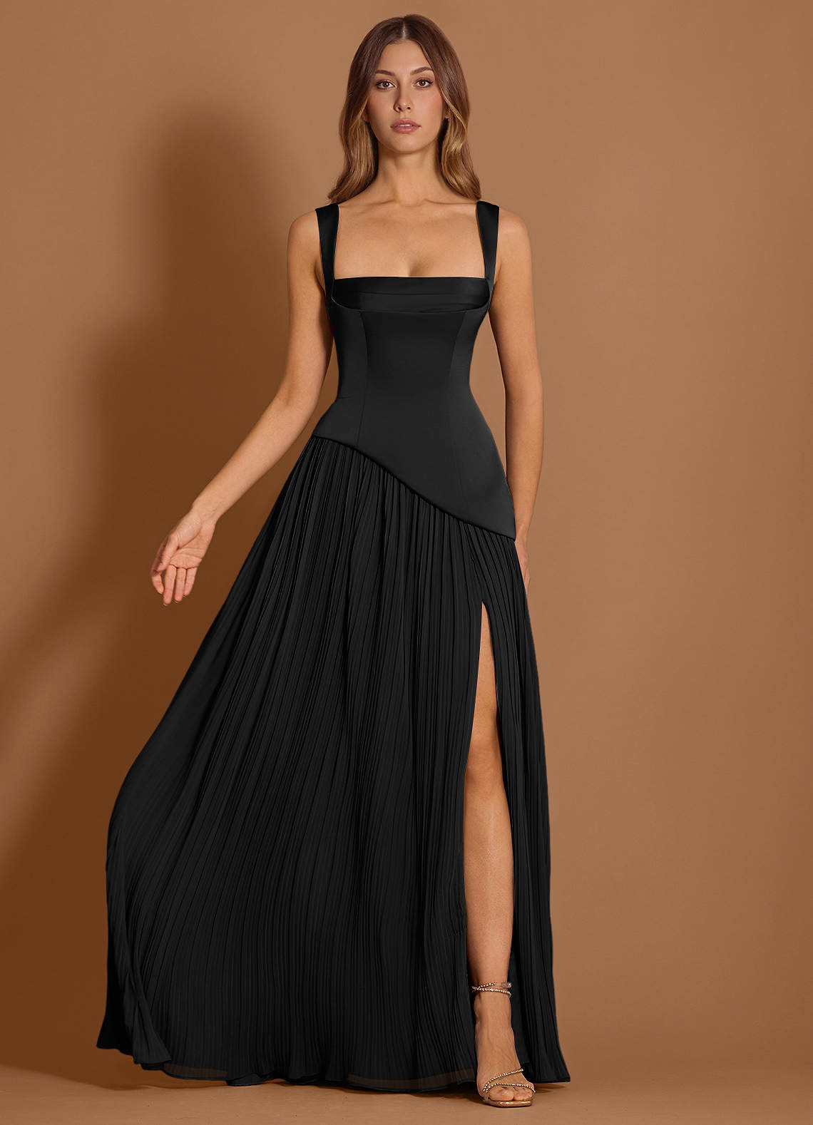 Stephanie Black Maxi Dress