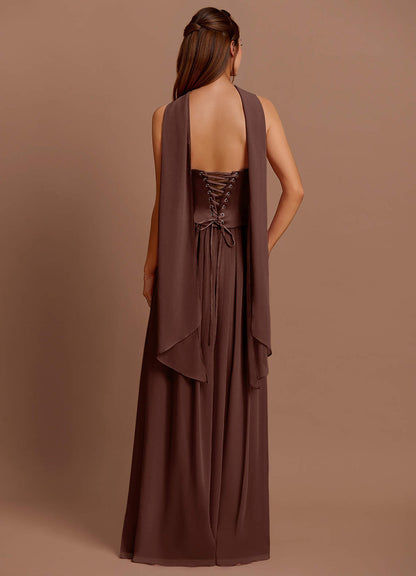 Cadence Mocha Coco Maxi Dress  Dress