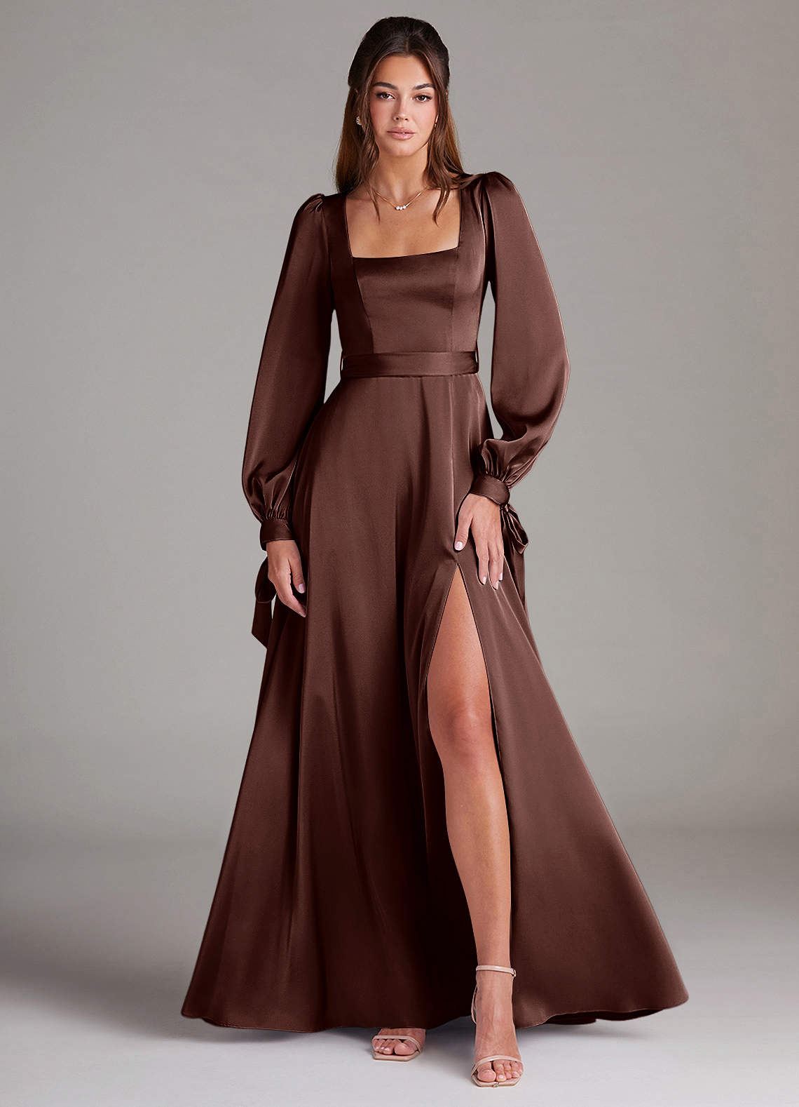 Leonia Mocha Coco Maxi Dress  Dress