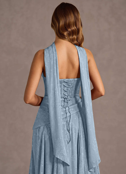 Gabriela Powder Blue Maxi Dress