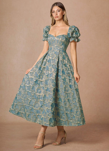 Amy Lake Blue Midi Dress