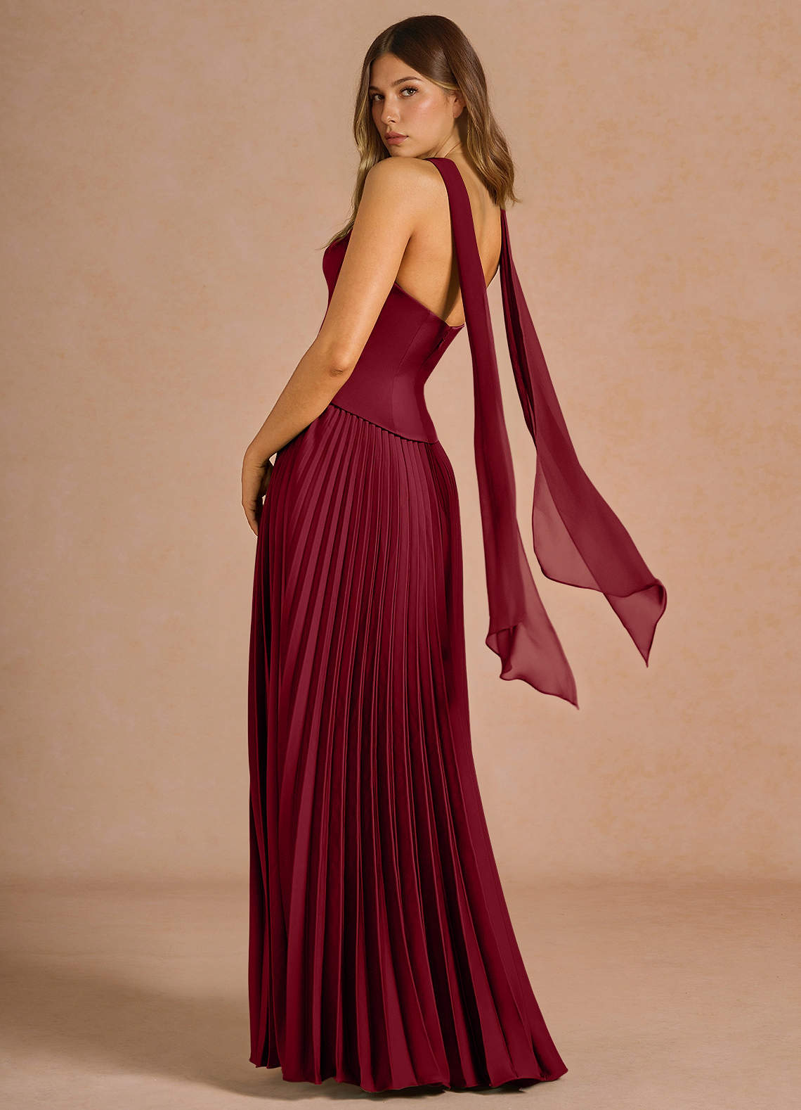 Rylan Merlot Maxi Dress  Dress