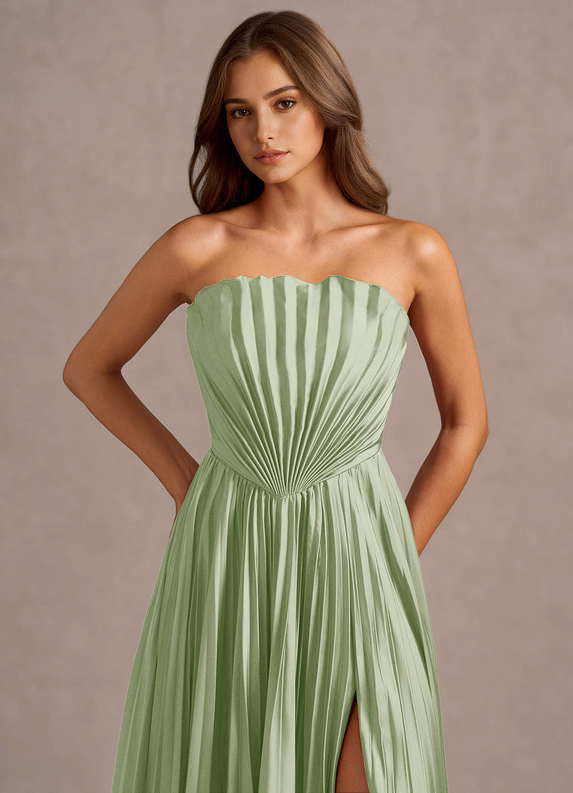 Kaia Light Green Maxi Dress  Dress