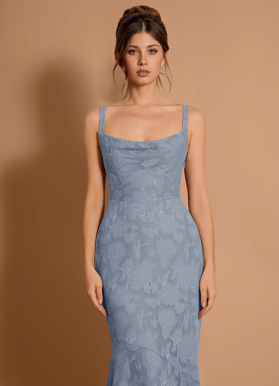Aubrey Powder Blue Maxi Dress