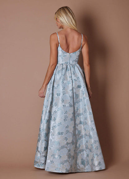 Maddie Icy Blue Maxi Dress
