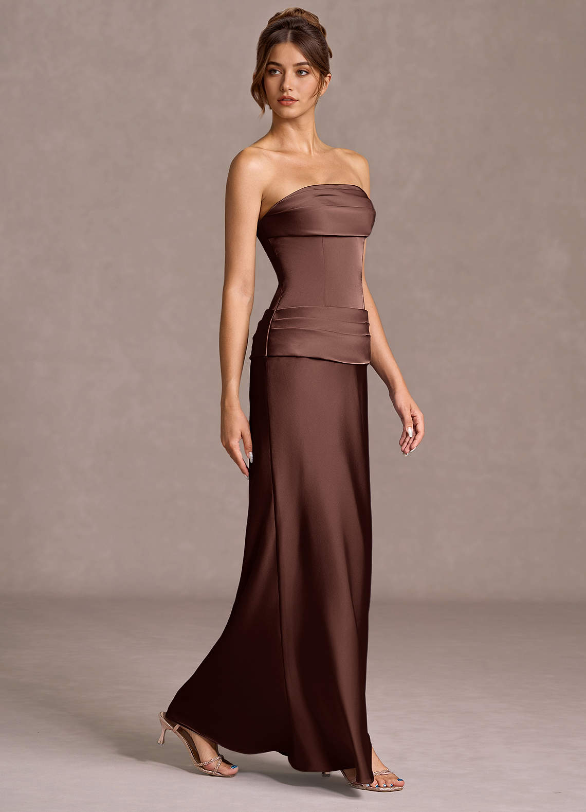 Faelina Mocha Coco Maxi Dress  Dress