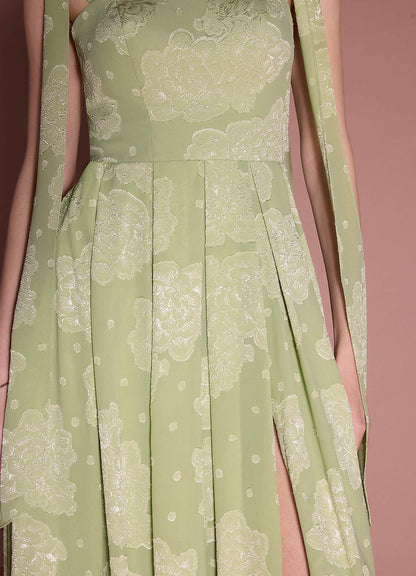 Anesa Celadon Bow Maxi Dress