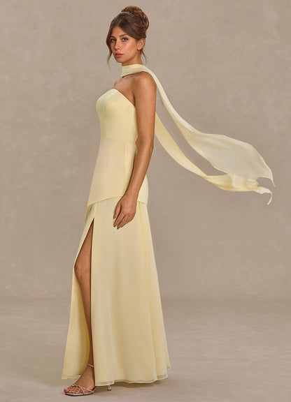 Alma Lemon Sorbet Two-Piece Sets  Dress