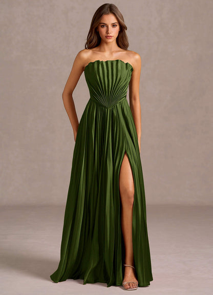 Kaia Olive Green Maxi Dress  Dress