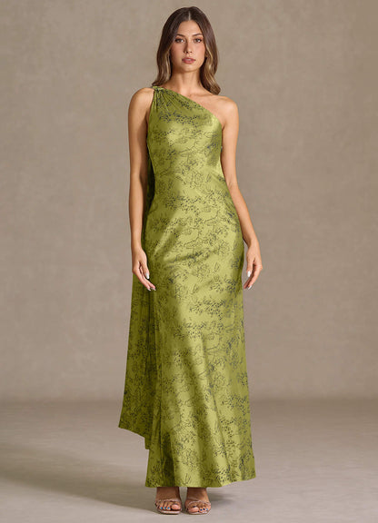 Sapphira Moss Navy Maxi Dress  Dress