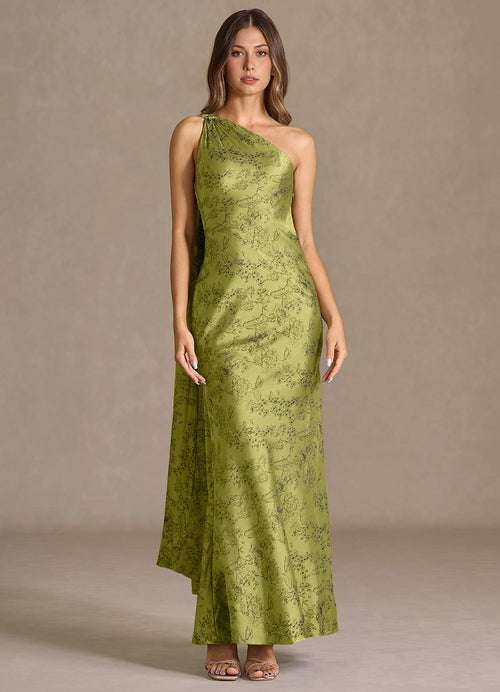 Sapphira Moss Navy Maxi Dress  Dress