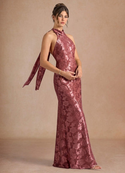 Dillon Vintage Rose Maxi Dress