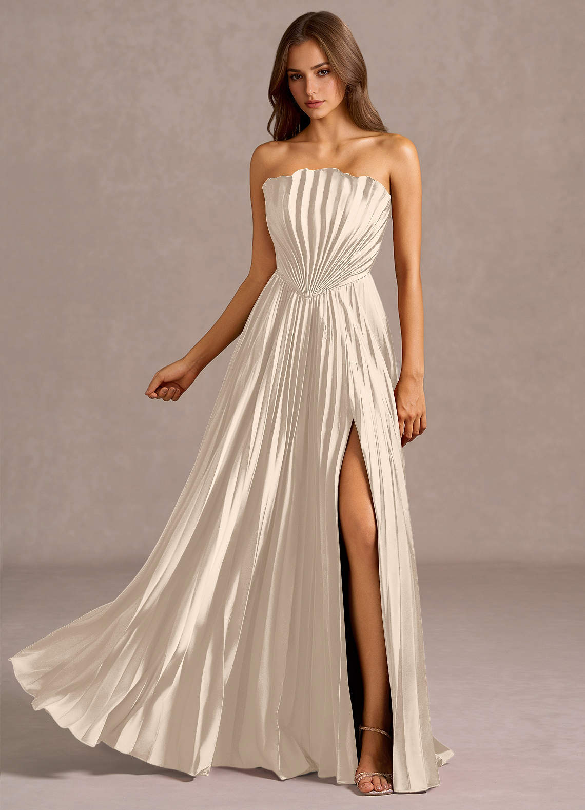 Kaia Cream Maxi Dress  Dress