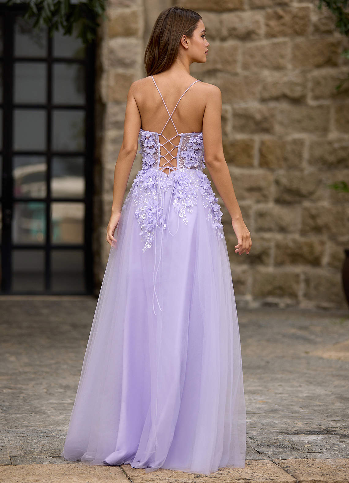 Seraphic Purple A-Line Prom Dress