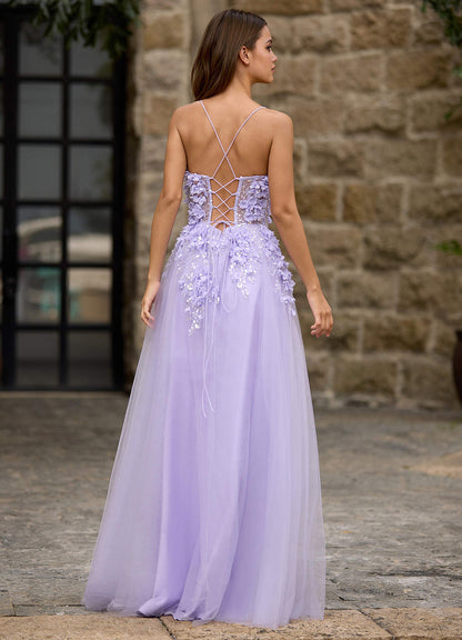 Seraphic Purple A-Line Prom Dress