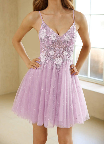 Shimira Purple Mini Dress  Dress