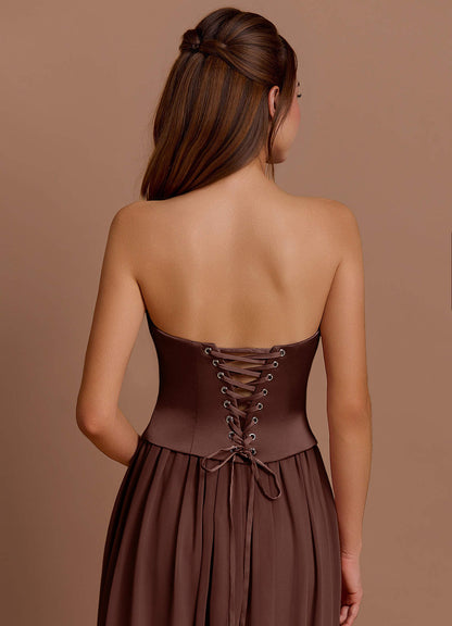 Cadence Mocha Coco Maxi Dress  Dress