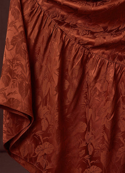 Brianna Rust Maxi Dress  Dress