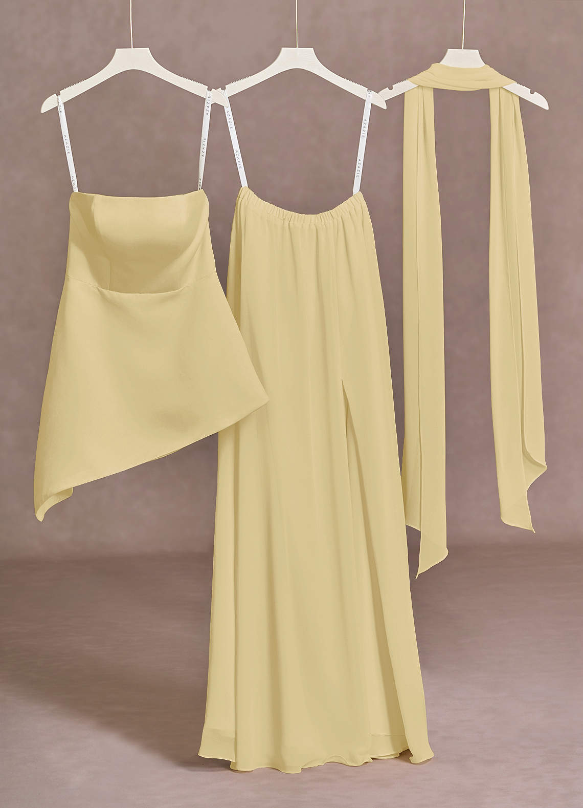 Alma Lemon Sorbet Two-Piece Sets  Dress