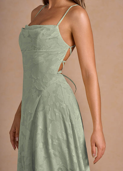 Marlo Pistachio Corset Prom Dress
