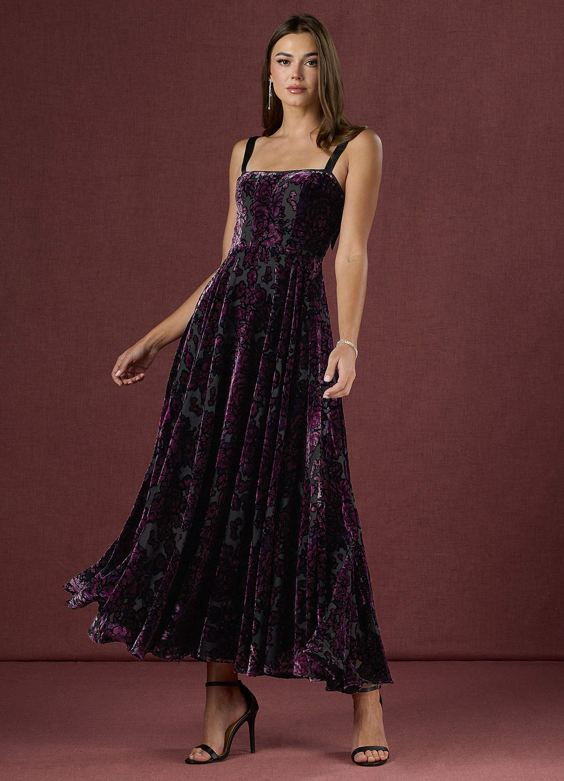 Hester Black Amethyst Maxi Dress  Dress