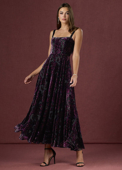 Hester Black Amethyst Maxi Dress  Dress