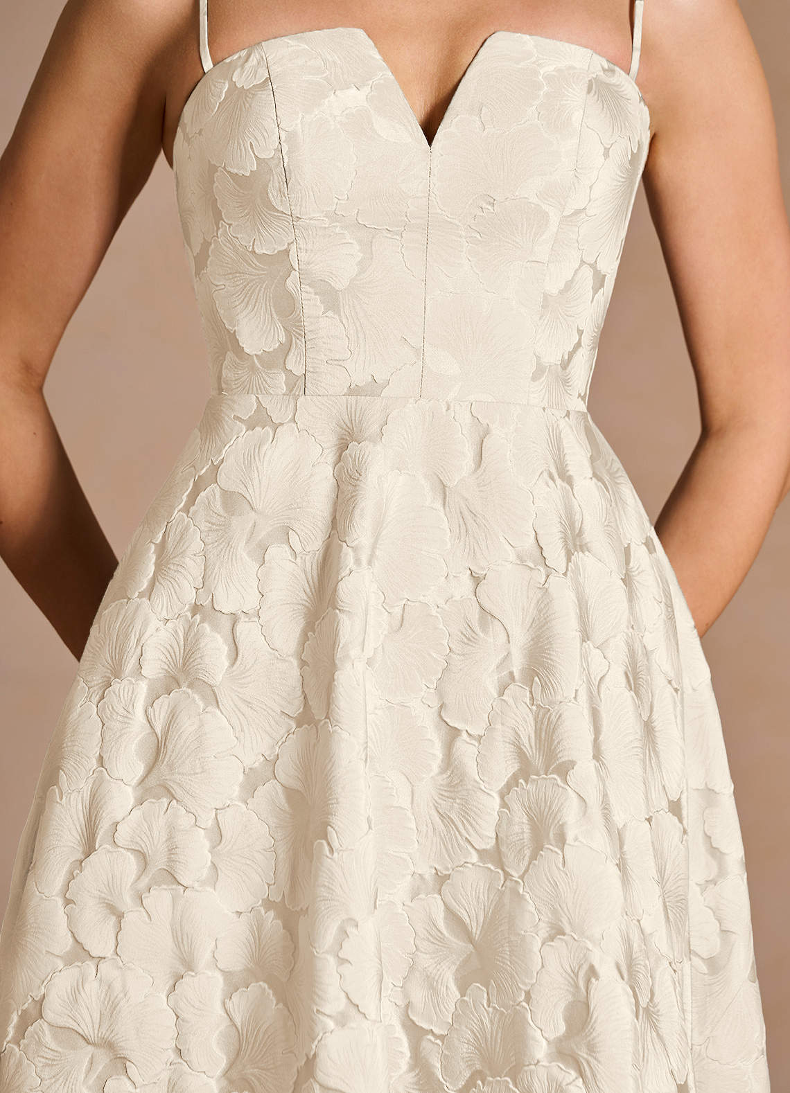 Phoenix French White Midi Dress