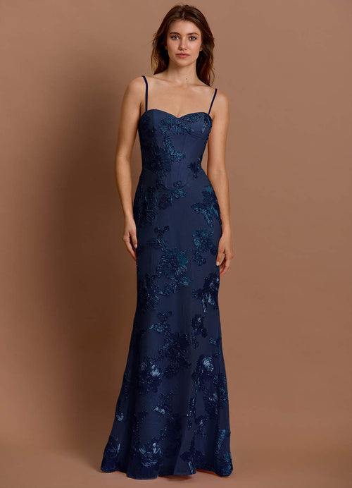 Anika Navy Maxi Dress