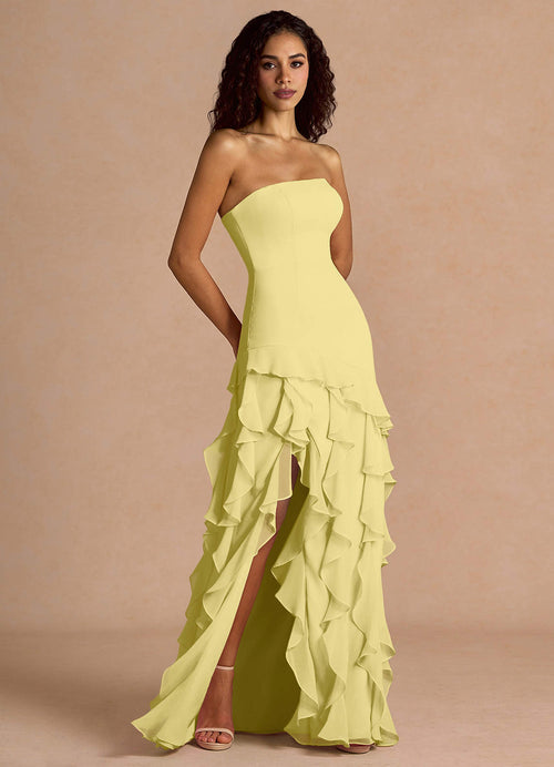Kylee Lemon Sorbet Maxi Dress