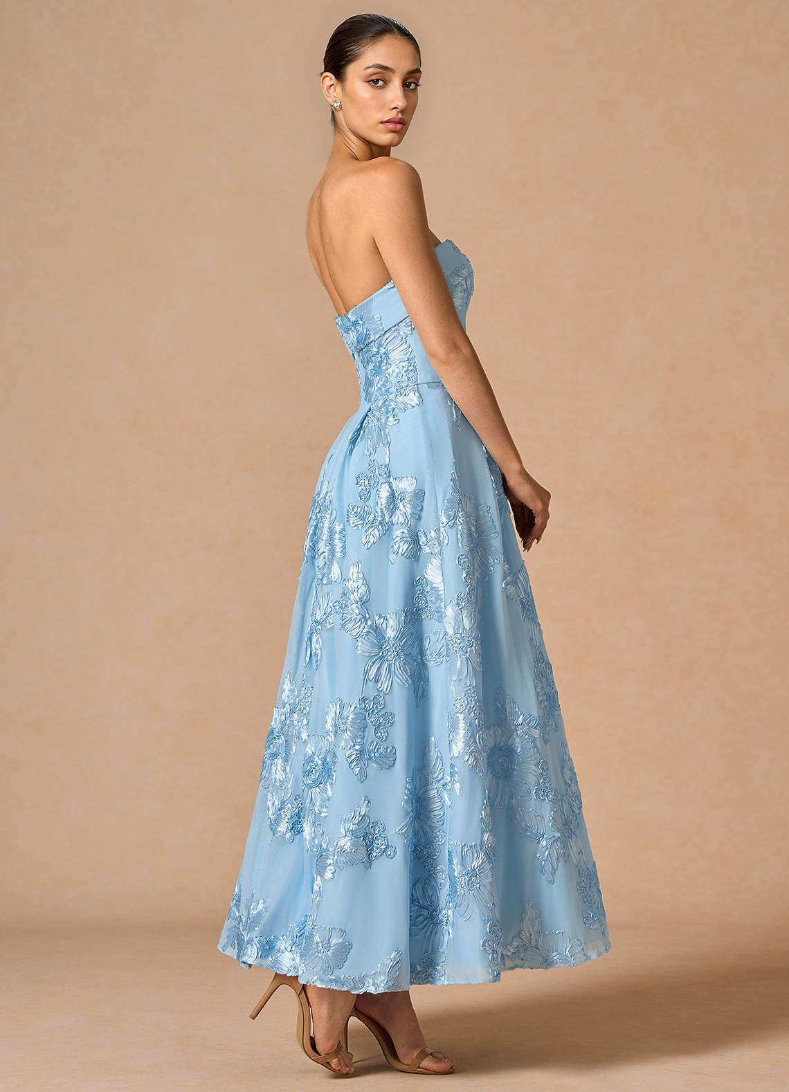 Evangeline Sky Blue Maxi Dress