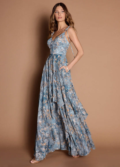 Harmony Powder Blue Maxi Dress  Dress