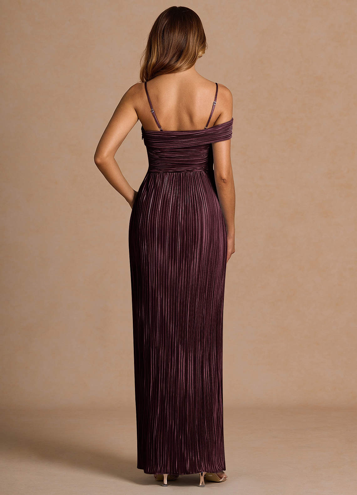 Isolde Maroon Red Maxi Dress